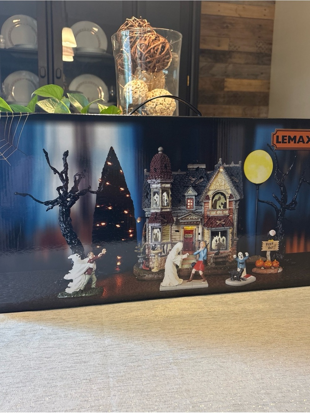 Lemax  Spooky Town- The The House of Shadows 11 PC Boxed Set New Halloween - Picture 11 of 11